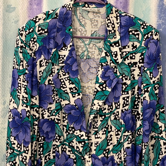 Gorgeous long vintage Blazer, size 14 - Picture 12 of 12